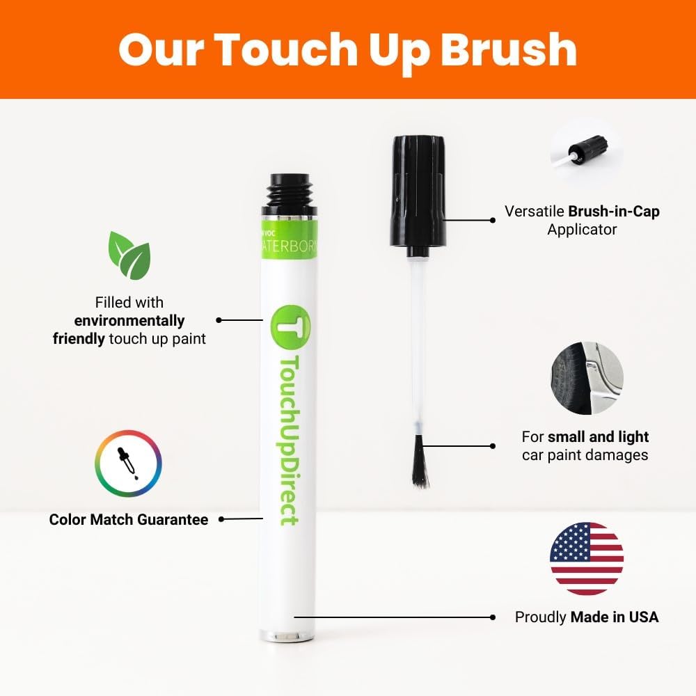 TouchUpDirect 4T3 Bronze/Pyrite Metallic Compatible with Toyota Exact Match Touch Up Paint Brush - Platinum Kit