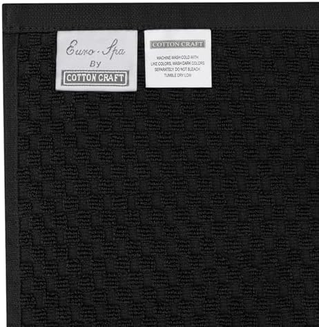 COTTON CRAFT Euro Spa Waffle Weave Bath Towels - Image 7