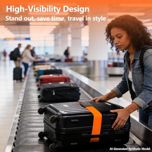 BILIONE Luggage Straps for Suitcases TSA Approved, Travel Belt - Image 5