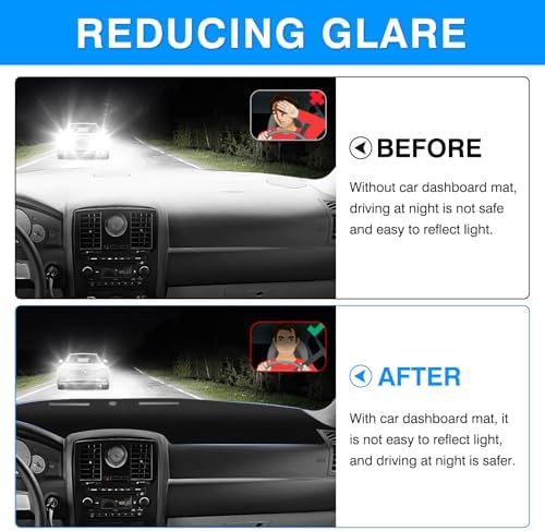 Autorder Dashboard Cover Mat for Chrysler 300 300C 2005-2010 Accessories Dash - Image 4