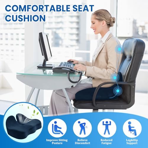 CushZone Extra Large Seat Cushion, Sciatica Support - Image 4