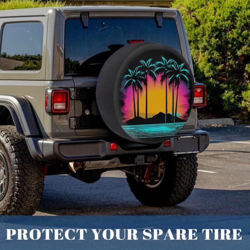 Beach Spare Tire Cover Waterproof Dust-Proof Spare Wheel Covers - Image 6