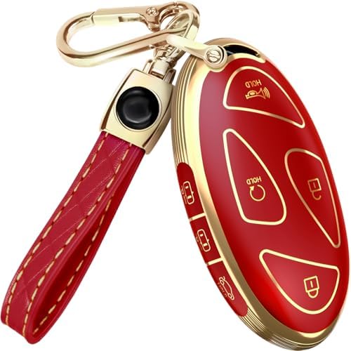 Lucrum Compatible with Hyundai Key Fob Cover & Keychain by Lucrum