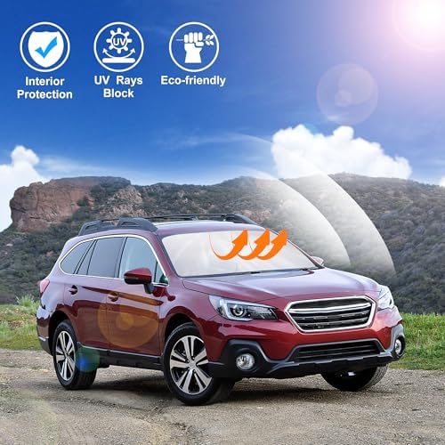 Windshield Sun Shade for 2015-2019 Subaru Outback Wagon - Image 6