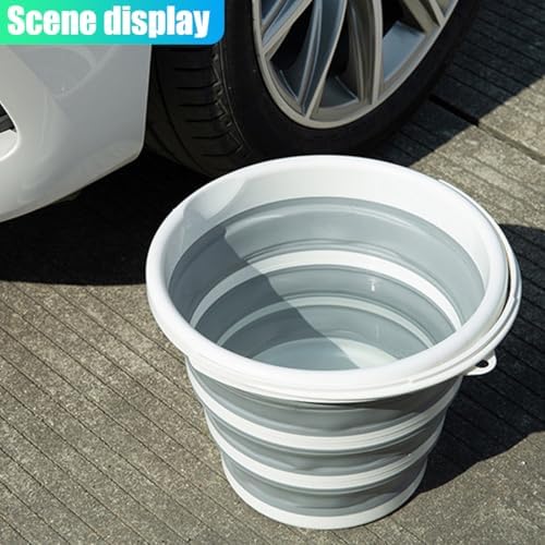 ZIMISI Car Collapsible Bucket, 10L 2.6 Gallon Foldable Car Wash Bucket - Image 6