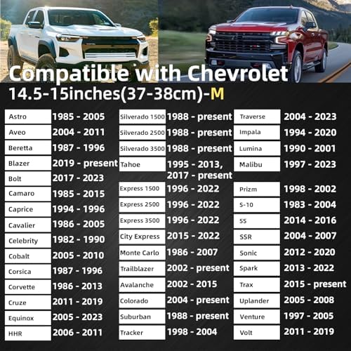 Car Steering Wheel Cover for Chevy Silverado 1500 2500 3500, Automative - Image 3