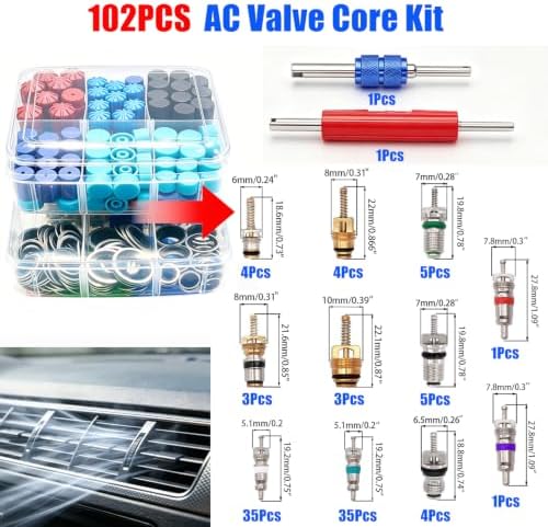 TWTADE 5 Set Car A/C Repair Kit - Image 4