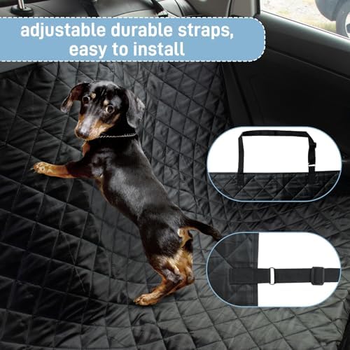 Extra Large Dog Car Seat Cover for Back Seat, Universal Fit Bench Car Seat Cover - Image 2