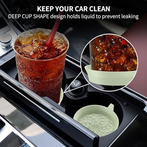 ME.FAN Car Cup Coasters Silicone Cars Coasters - Image 3