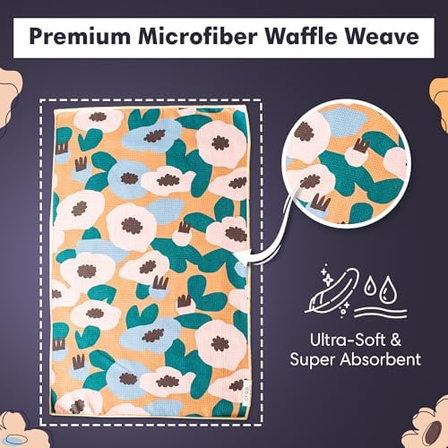 crae. Reversible Microfiber Hand Towel, Lilly Plaid - Image 6