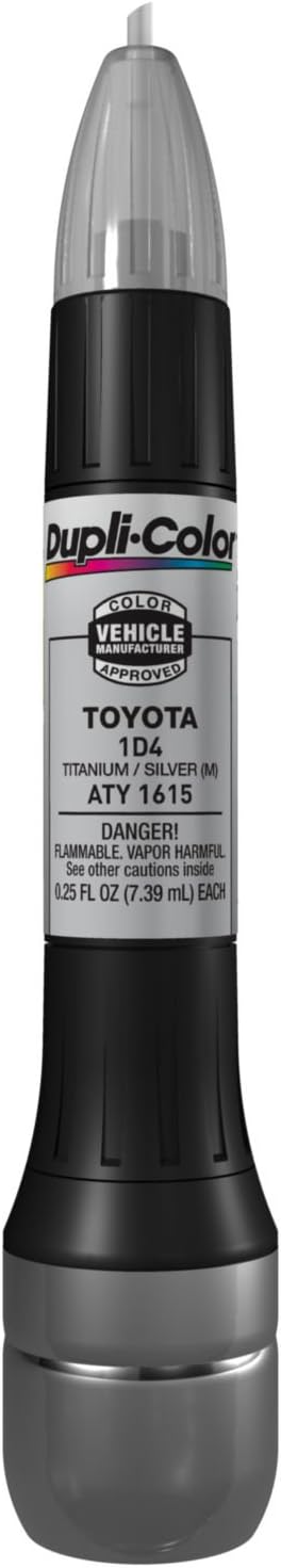 Dupli-Color ATY1615 Scratch Fix All-In-1 Exact-Match Automotive Touch-Up Paint – Toyota Titanium – 0.25 oz. Paint Pen