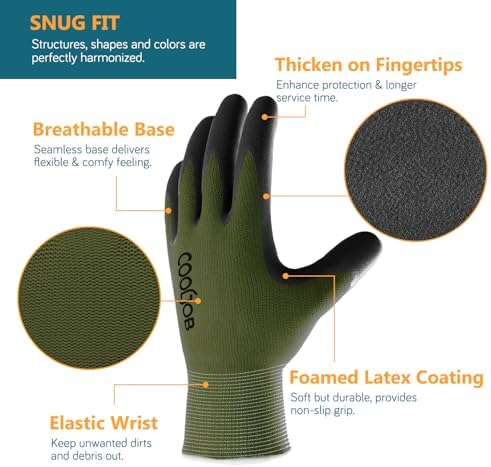 COOLJOB 2 Pairs Gardening Gloves - Image 3