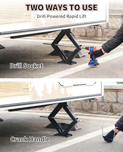 OULEME 6500 lbs RV Camper Scissor Jack - Image 6