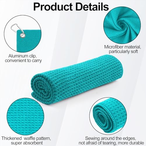 3 Pack 16" X 16" Golf Towels for Golf Bags - Image 6