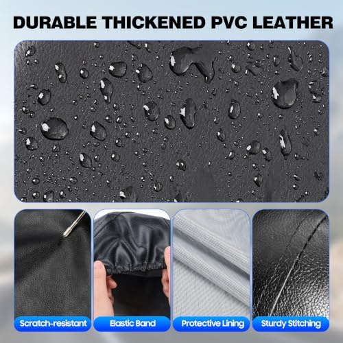 Moonet PVC Leather Tire Cover, Universal Fit 40-42" - Image 5