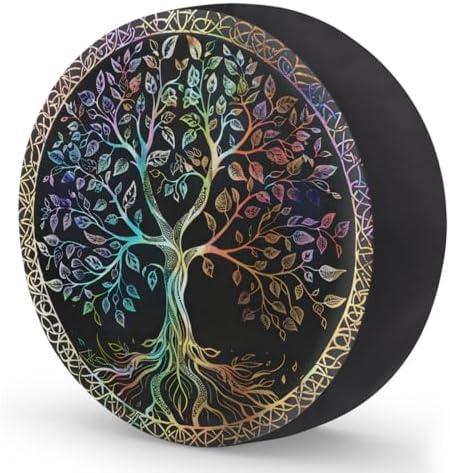 Tree of Life Spare Tire Cover Dust-Proof Spare Wheel Covers - Image 2