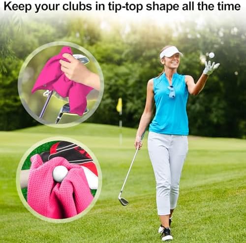 3 Pack 16" X 16" Golf Towels for Golf Bags - Image 3