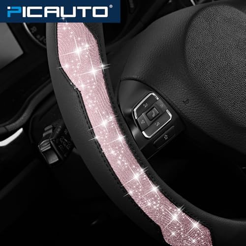 PIC AUTO Steering Wheel Cover, Universal Fit 14.5"-15.5" Car Steering Wheels - Image 5