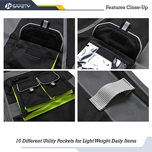 JKSafety Hi Vis Safety Vest for Men Women - Image 4