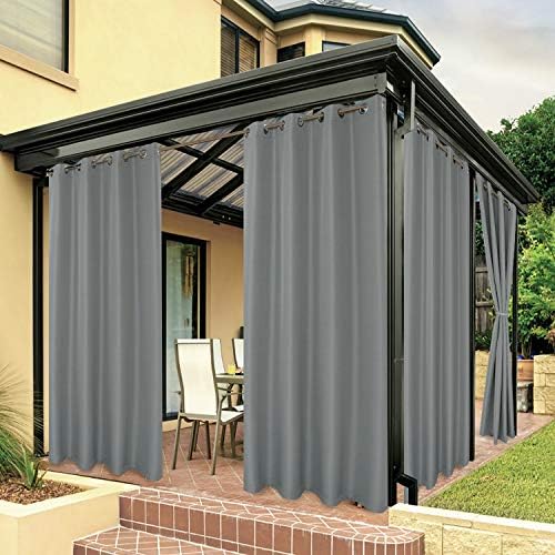 BONZER Outdoor Curtains for Patio Waterproof Thick Privacy by Bonzer