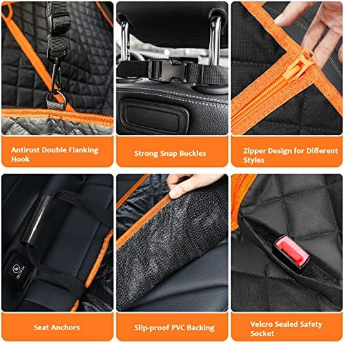 URPOWER 6-in-1 Dog Car Seat Cover - Image 5