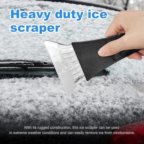 Ziciner 2PCS Car Ice Scraper, Scratch Free Snow and Ice Scraper - Image 5