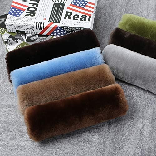 2pc Soft Genuine Sheepskin Wool Auto Seat Belt Cover Seatbelt Shoulder Pad - Image 7
