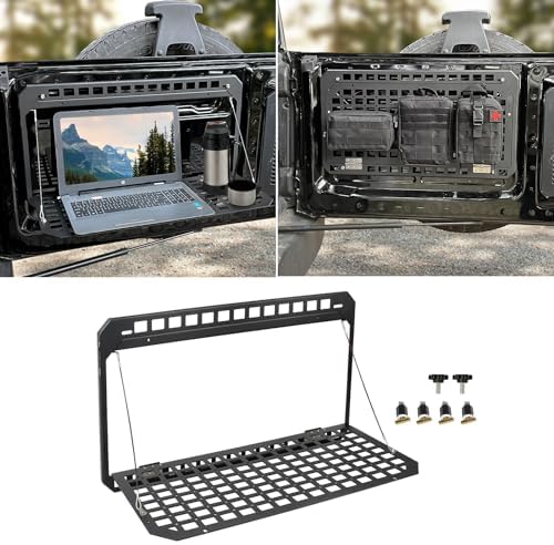 Foldable Tailgate Rack for 2021 2022 2023 2024 Ford Bronco 2/4 Door by FURYENGRAVER