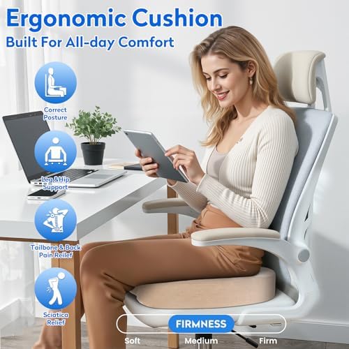 CushZone XL Memory Foam Seat Cushion - Image 6