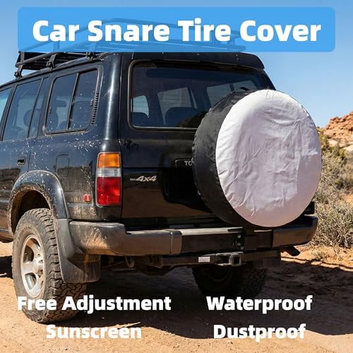 Spare Tire Cover with Handle, 420D Oxford Cloth Tire Storage Bag, Wheel - Image 2