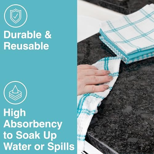 T-Fal Premium Waffle Dish Cloths: Highly Absorbent, Super Soft Long Lasting - Image 3