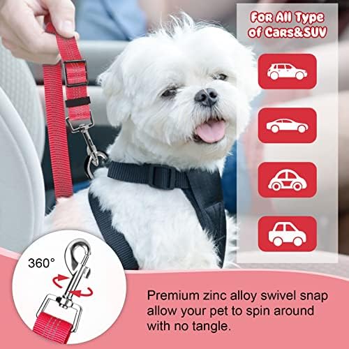 BWOGUE Dog Seat Belt for Car, Headrest Restraint Bungee Lead, 1 Pack - Image 5
