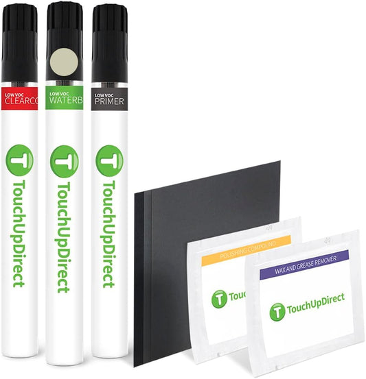 TouchUpDirect 5B2 Champagne/Creme Brulee Metallic Compatible with Toyota Exact Match Touch Up Paint Brush - Platinum Kit