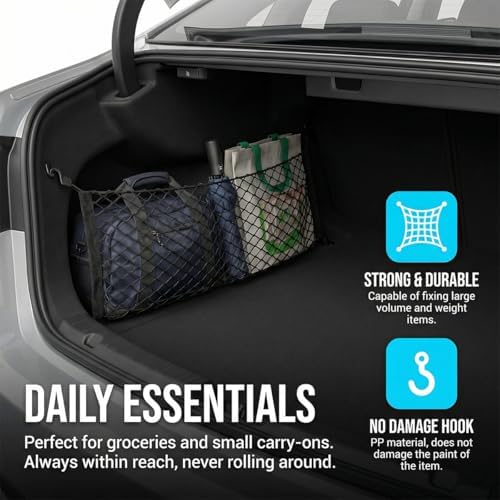 23.62 x 15.75 Inch Elastic Trunk Cargo Net - Image 6