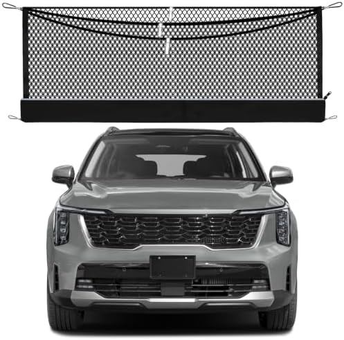 3-Layer Cargo Net for Kia Sorento 2021-2026, Zoned Storage Trunk Net by MakeLifeBetter