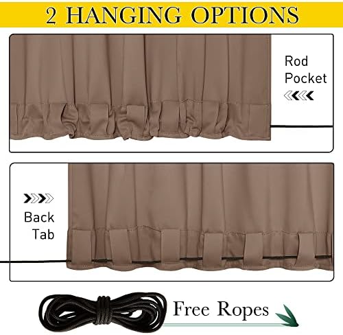 NICETOWN Windproof Outdoor Curtains - Image 4