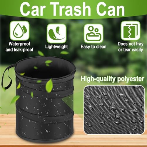 2 PCS Car Collapsible Trash Can, Collapsible Pop-up Car Garbages Can - Image 2