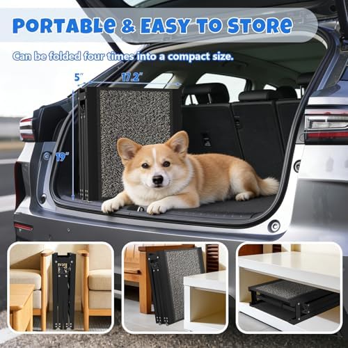 Dog Ramp for Car 71" L x 20" W, Foldable Pet Ramp for Large Dogs - Image 5