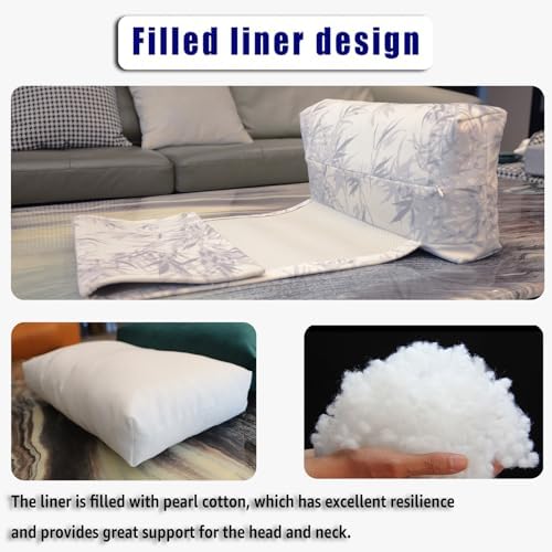 Velvet Recliner Headrest Pillow, Non-Slip Neck Support - Image 5