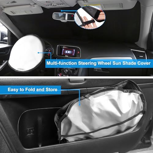 Windshield Sun Shade for 2021-2026 Genesis GV80 Accessories - Image 5