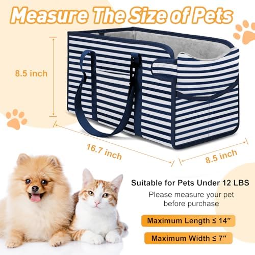 Portable Dog Car Seat for Small Dogs, Puppy Car Seat - Image 2