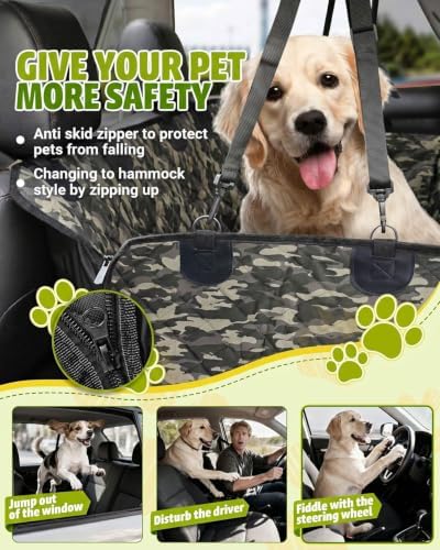Dog Car Seat Cover, 600D Heavy Dute Car Seat Cover - Image 5