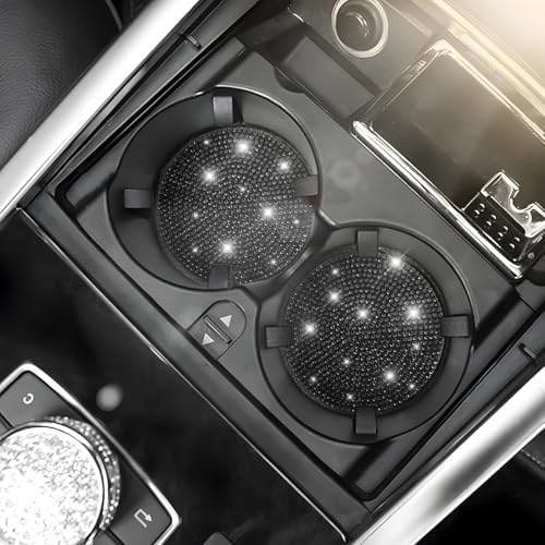 Osilly 4PCS 2.75 Inch Rhinestone Cup Holder Coasters - Image 5
