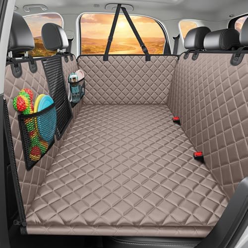 URPOWER Back Seat Extender for Dogs, Large Hard Bottom Dog Car Seat Cover by URPOWER