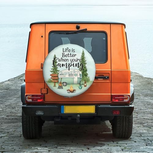 Adventure Spare Tire Cover Weatherproof Wheel Protectors Universal Wheel Covers - Image 6