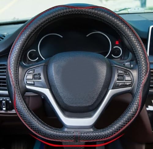 Mayco Bell Flat Bottom Steering Wheel Cover Anti-Slip, Breathable, Full Surround by MaycoBell