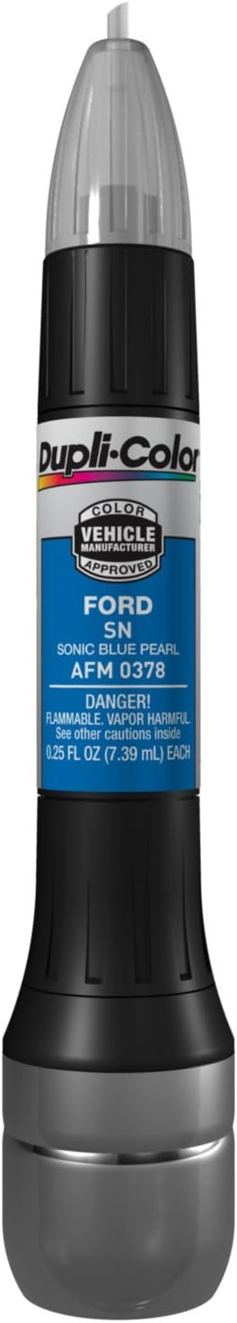 Dupli-Color AFM0378 Scratch Fix All-In-1 Exact-Match Automotive Touch-Up Paint – Ford Sonic Blue Pearl – 0.25 oz. Paint Pen