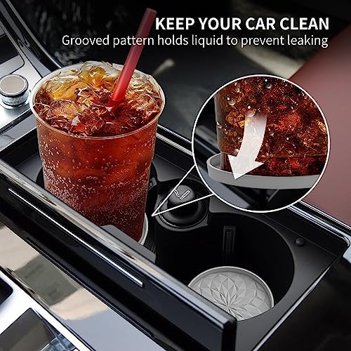 ME.FAN Car Cup Coaster Silicone Car Coasters/Cup Mats - Image 3