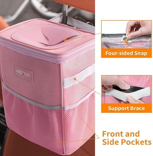 HOTOR Car Trash Can, Leakproof Car Organizer - Image 4