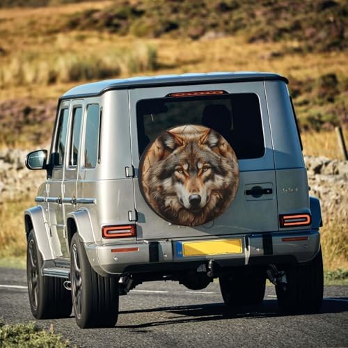 Spare Tire Cover Wolf Wheel Tire Cover Waterproof Sun Protection Universal Fit - Image 7
